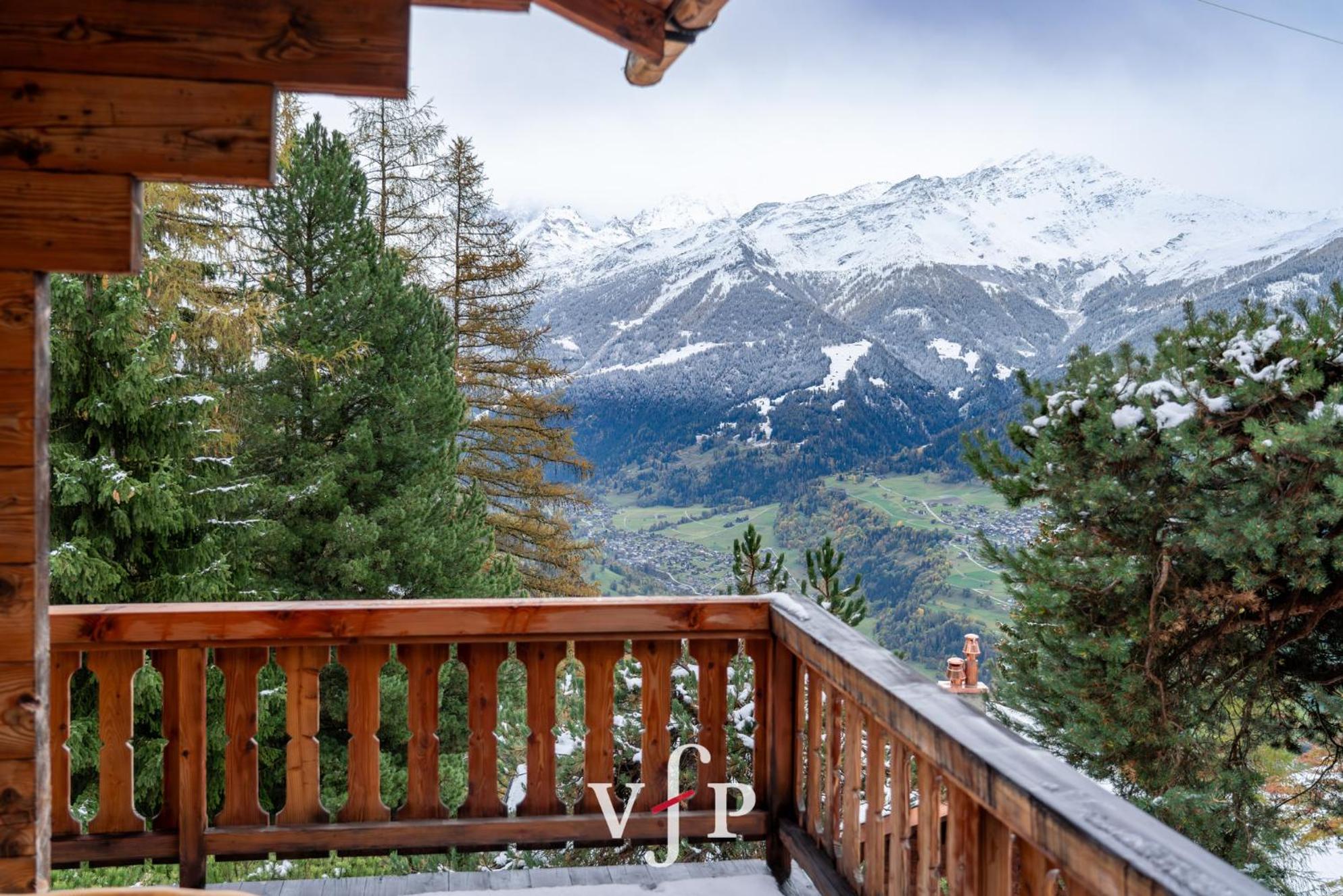 L'Alouvy Winter Dream Chalet For Family At Verbier Villa Exterior foto